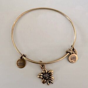 Alex and Ani Flower Bangle Bracelet